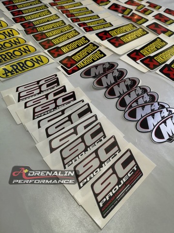 สติ๊กเกอร์ SC-PROJECT สำหรับติดท่อ กันความร้อน ของแท้