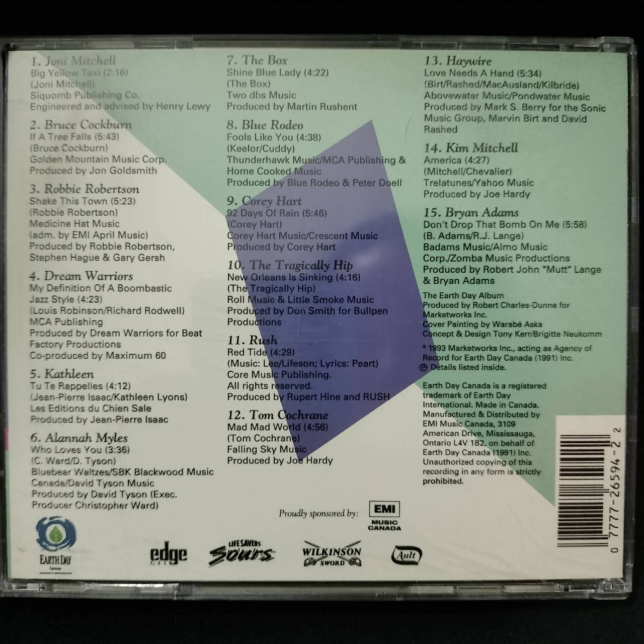 Various – The Earth Day Album / CANADA / แผ่นสภาพนางฟ้า