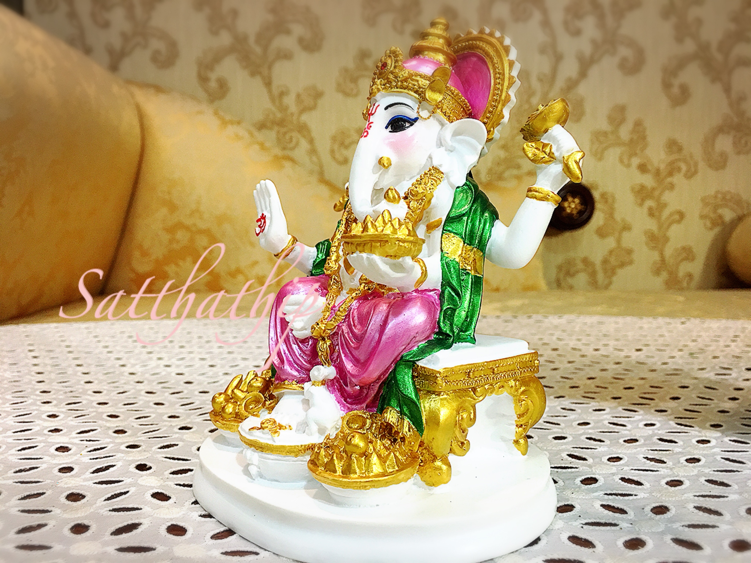 พระพิฆเนศ ปางประทานพร (เซรามิก) - Ganesha: Lord of Success