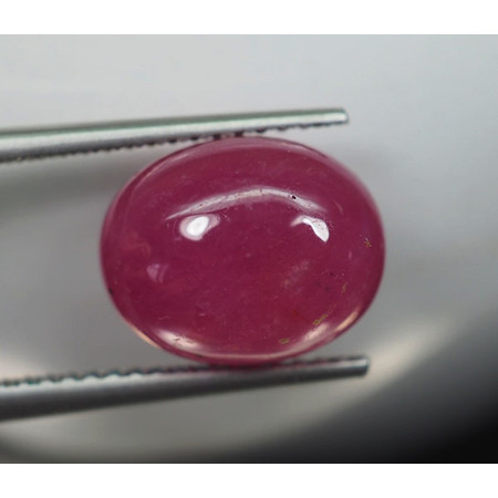 พลอยทับทิม (Ruby) 6 กะรัตสีแดงชมพู