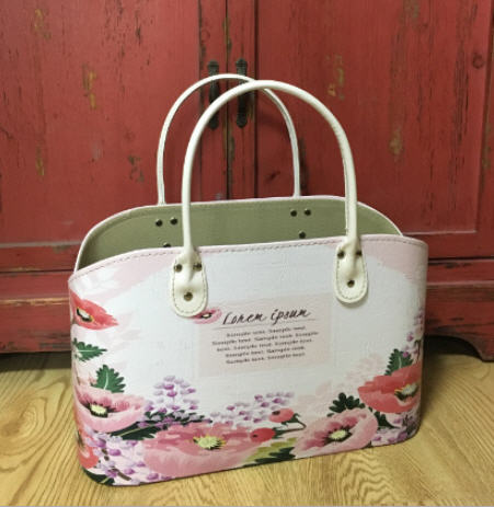 ตะกร้าหนังพรีเมี่ยม,ตะกร้าหนัง PVC,ตะกร้าหนัง,กระเช้าหนัง