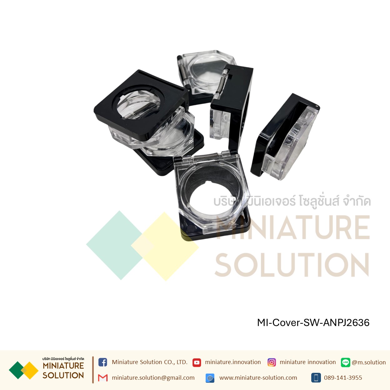 อุปกรณ์เสริมปุ่มสวิตช์ ฝาครอบปุ่มกดสวิตช์ฉุกเฉิน ปุ่มหยุดฉุกเฉิน ฝาครอบป้องกัน แบบใส กล่องคำเตือน ฝาครอบ 22MM