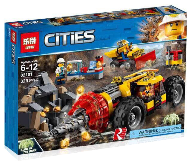 เลโก้จีน LEPIN.02101 ชุด Mining Heavy Driller