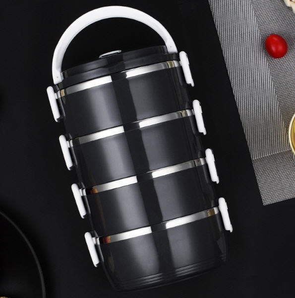 ปิ่นโต,กล่องใส่ข้าว,กล่องใส่ข้าวคุณภาพดี,กล่องข้าว,ปิ่นโตสีดำ,สินค้าพรีเมี่ยม