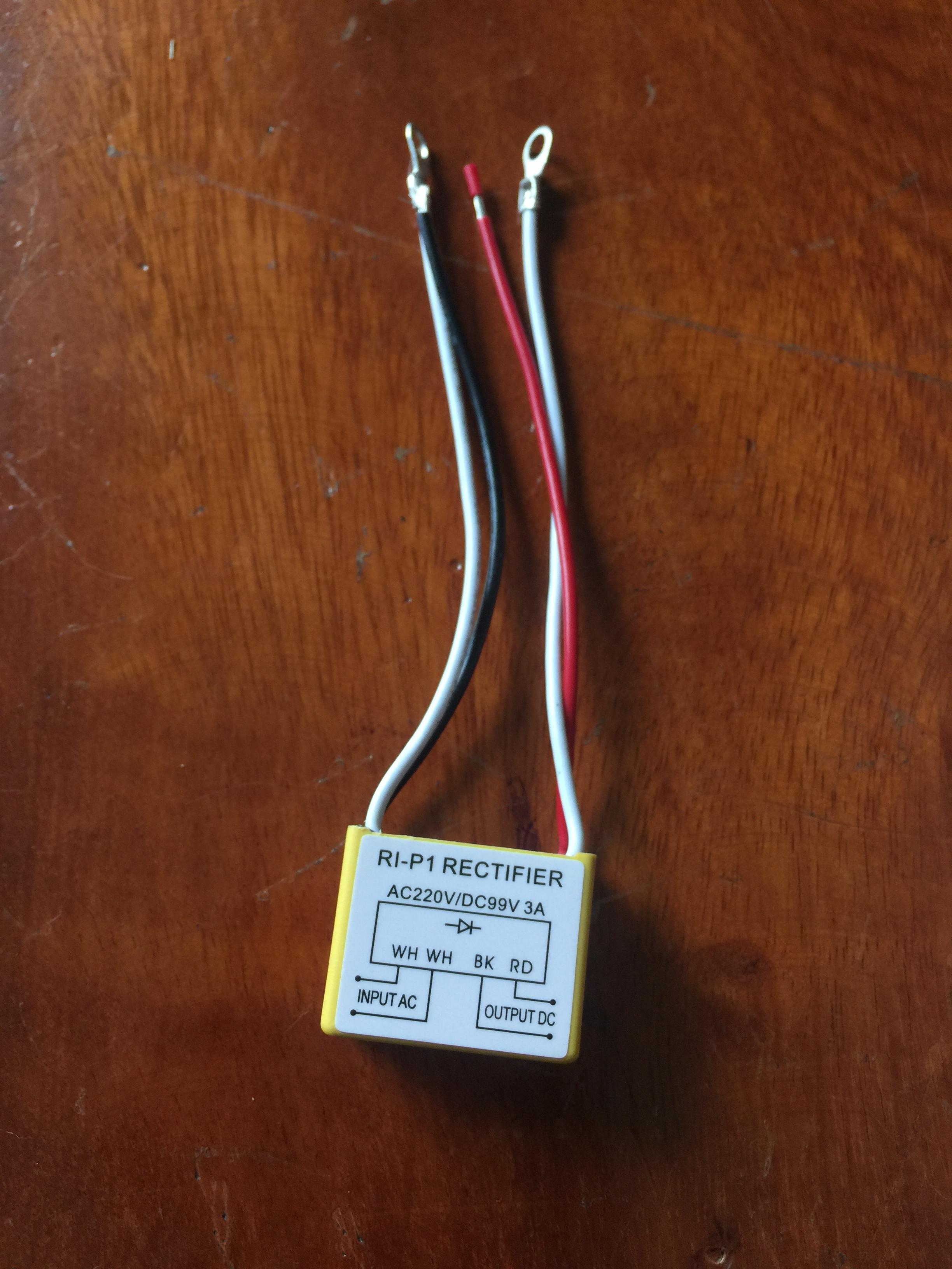 RECTIFIER RI-P1 เข้า 220 VAC ออก 99 VDC 3 A ( แทน ZL-C1 )