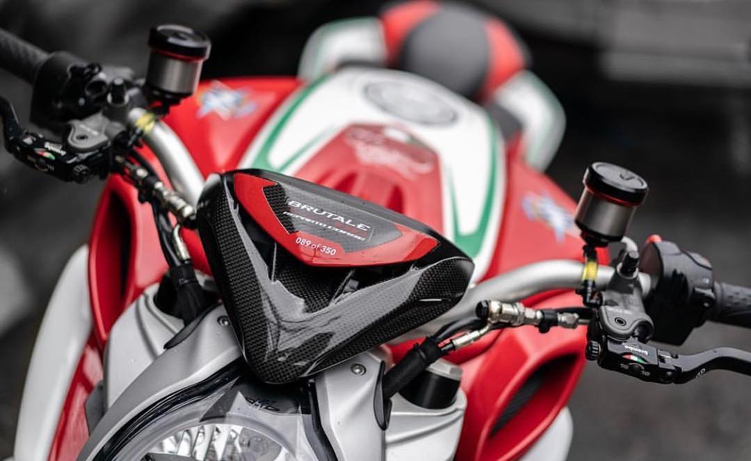 กระปุกน้ำมันเบรค AEM Factory ไทเทเนียม ขนาดL 42mm