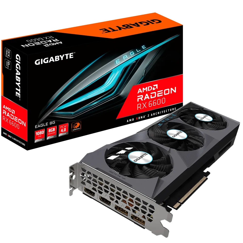 GIGABYTE RADEON RX 6600 EAGLE 8GB GDDR6