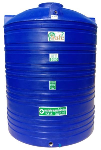 ถังเก็บน้ำบนดินPE Safe ขนาด 5000 ลิตร รุ่น WT-5000 (FOOD Grade)
