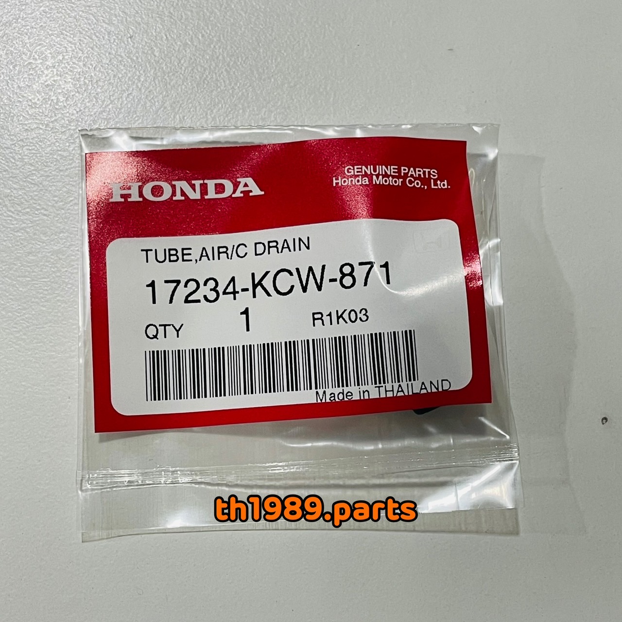 17234-KCW-871 ท่อระบายอากาศ WAVE100,110,125/DREAM125 (2007) อะไหล่แท้ HONDA