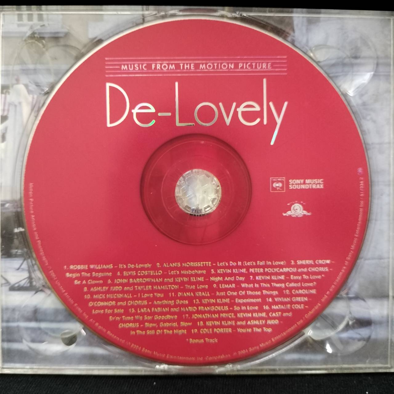 Various – De-Lovely (Music From The Motion Picture) / ไม่ระบุ / ปกเจาะ / แผ่นดี