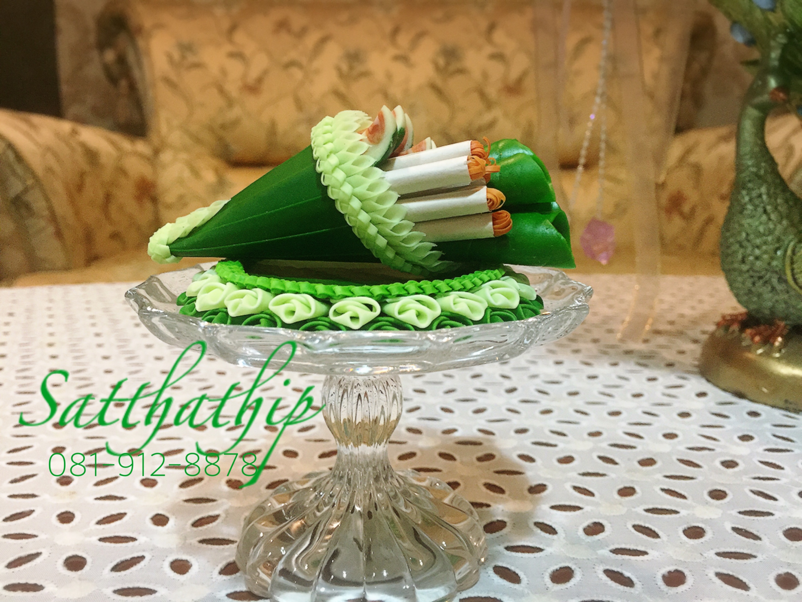 ชุดกรวยเชี่ยนหมากพลู ประดิษฐ์จากดิน - Betel