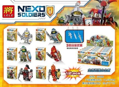 เลโก้จีน LELE 32000 ชุด NEXO Knights ดาบเหล็ก