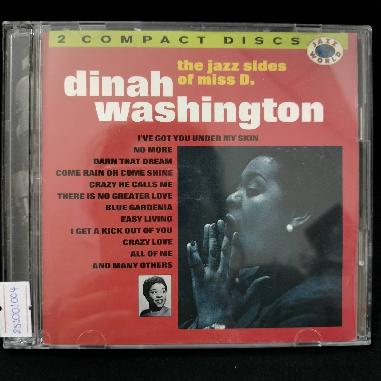 Dinah Washington – The Jazz Sides of Miss D. / BELGIUM / 2CD / แผ่นดี