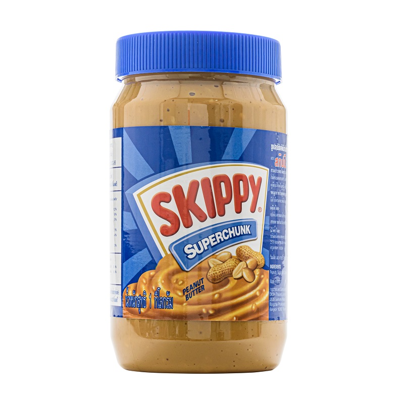 สกิปปี Skippy พีนัทบัตเตอร์ ถั่วลิสงบดชนิดหยาบ ขนาด 1 กก. (05-7318)