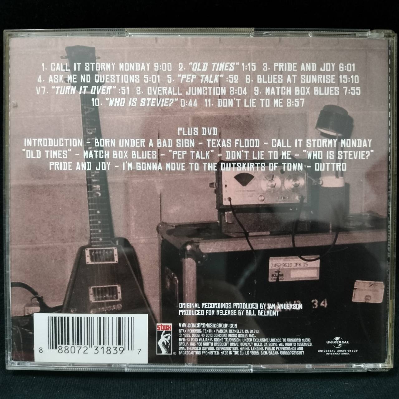Albert King With Stevie Ray Vaughan – In Session… / EU / CD+DVD / แผ่นดี