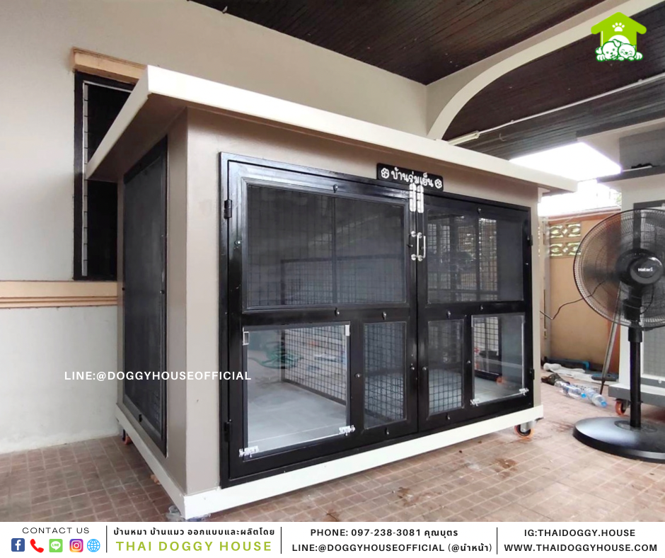 บ้านหมา แบบบ้าน Box style