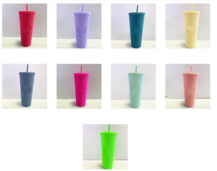 แก้วพลาสติกพร้อมหลอด,แก้วหนาม