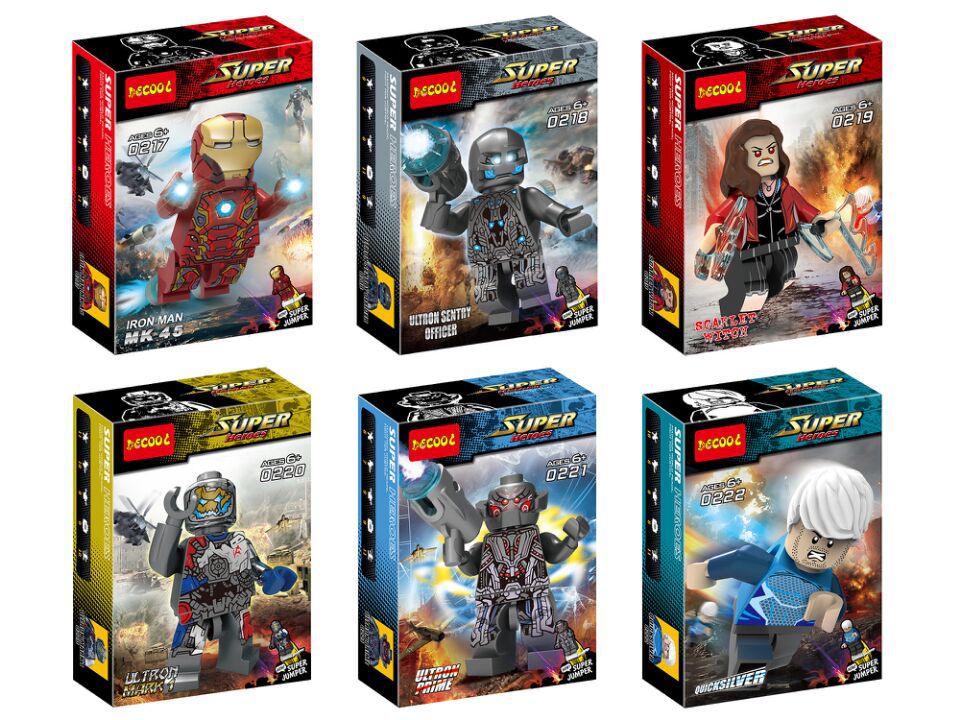 เลโก้จีน Decool 0217-0222 ชุด Avengers 2