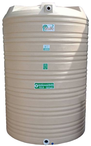 ถังเก็บน้ำบนดินPE Safe แกรนิต ขนาด 10000 ลิตร รุ่น WTG-10000 (FOOD Grade) **แถมลูกลอยฟรี**