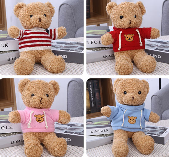 รับผลิต,ตุ๊กตาหมีปักโลโก้,ตุ๊กตาหมี,ตุ๊กตาหมีของขวัญ,โรงงานผลิตตุ๊กตาหมี,ของขวัญ,ของแจก,30cm