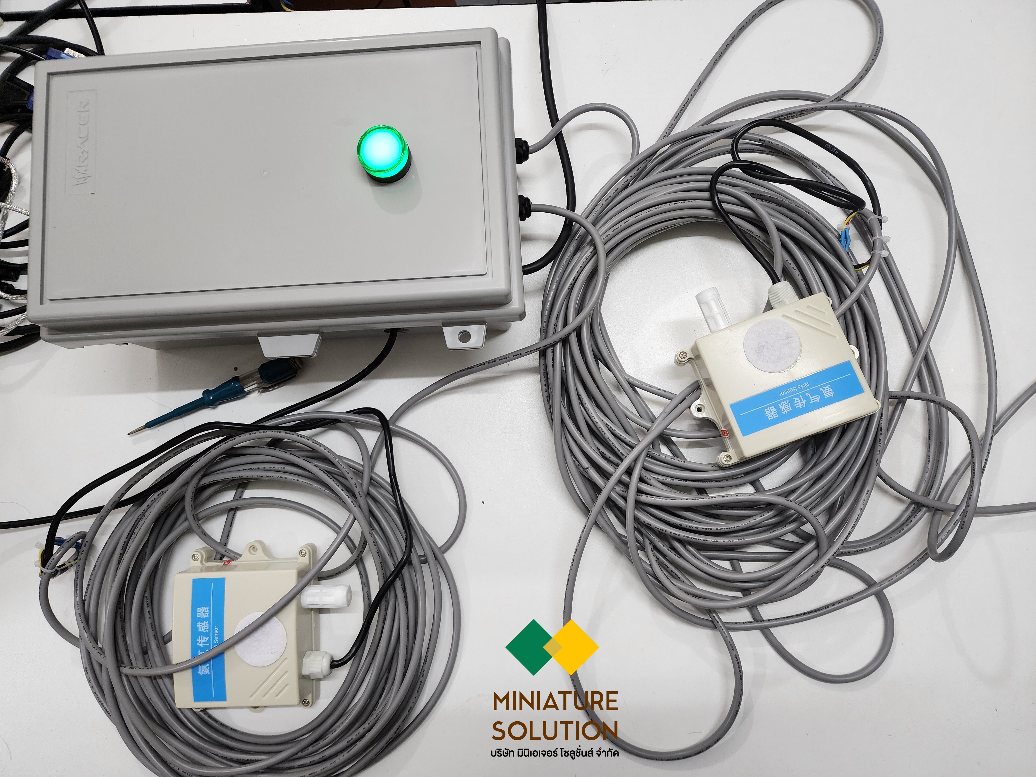 ระบบวัดค่า แอมโมเนียในเล้าไก่ เพื่อแจ้งเตือนขึ้น IOT แจ้งข้อมูลผ่าน Line NH3 Ammonia