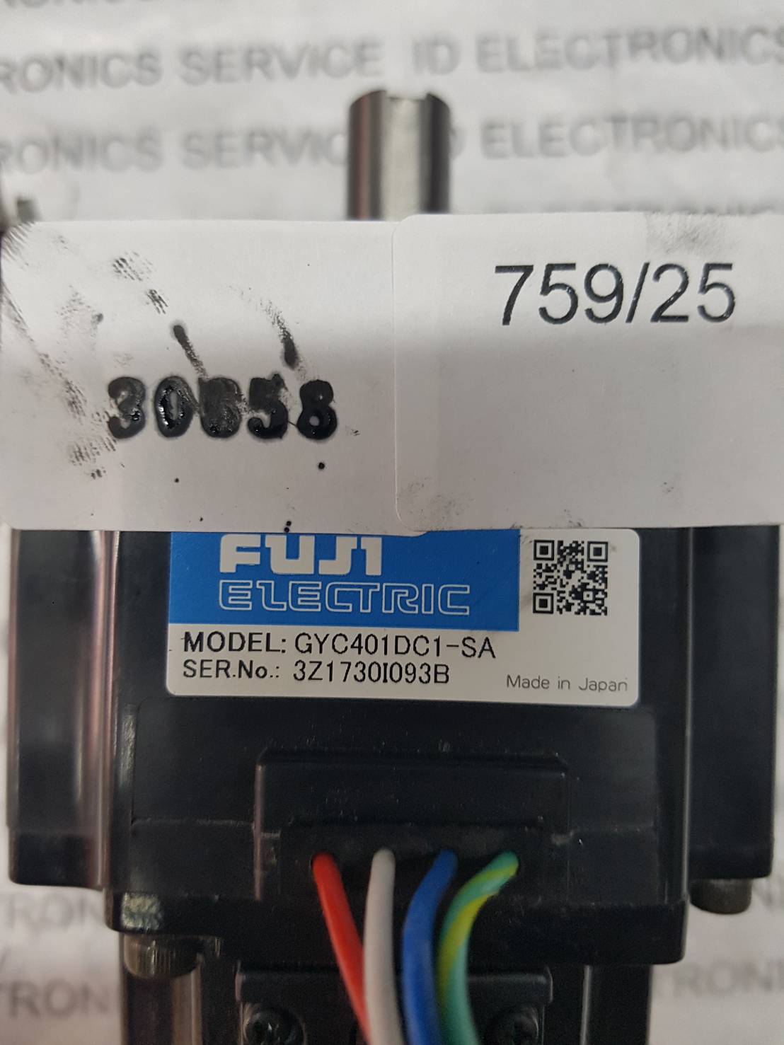 GYC401DC1-SA FUJI SERVO MOTOR