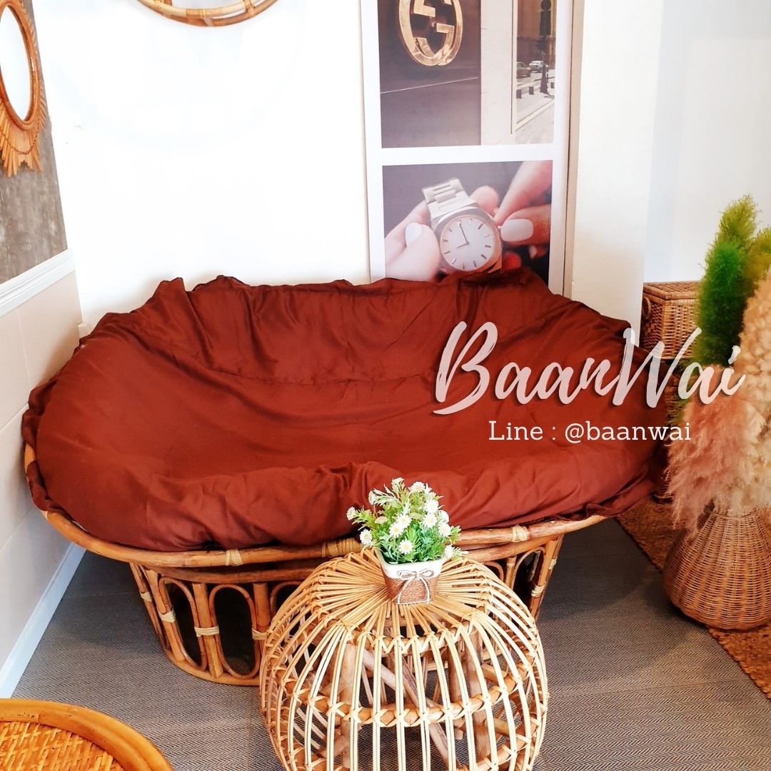 เตียงนอนหวาย เตียงหวายเรด้าแฝด เตียงหวายกลม เตียงหวายนอนเล่น