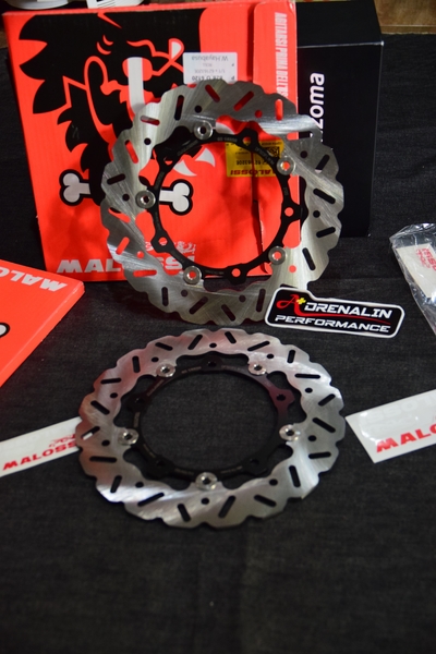 จานเบรค คู่หน้า Malossi สำหรับ Tmax 530 560 ขนาด 267mm full floating