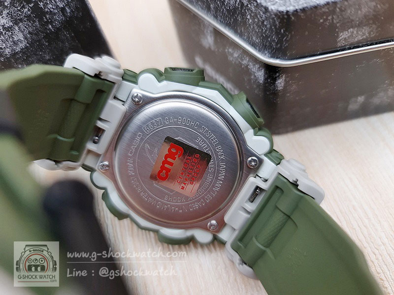 CASIO G-SHOCK นาฬิกาข้อมือ นาฬิกากันน้ำ นาฬิกาของแท้ ประกันศูนย์ CMG 1 ปี รุ่น GA-900HC-3A