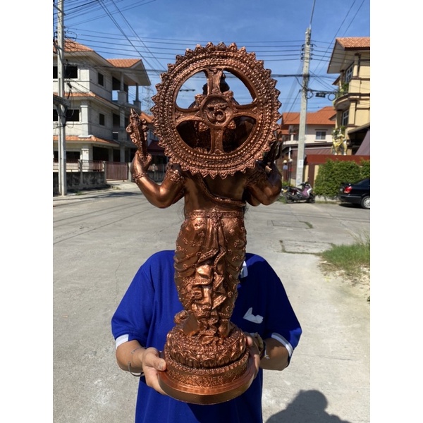 พระพิฆเนศ ปางประทานพร สูง25นิ้ว องค์สีนาค