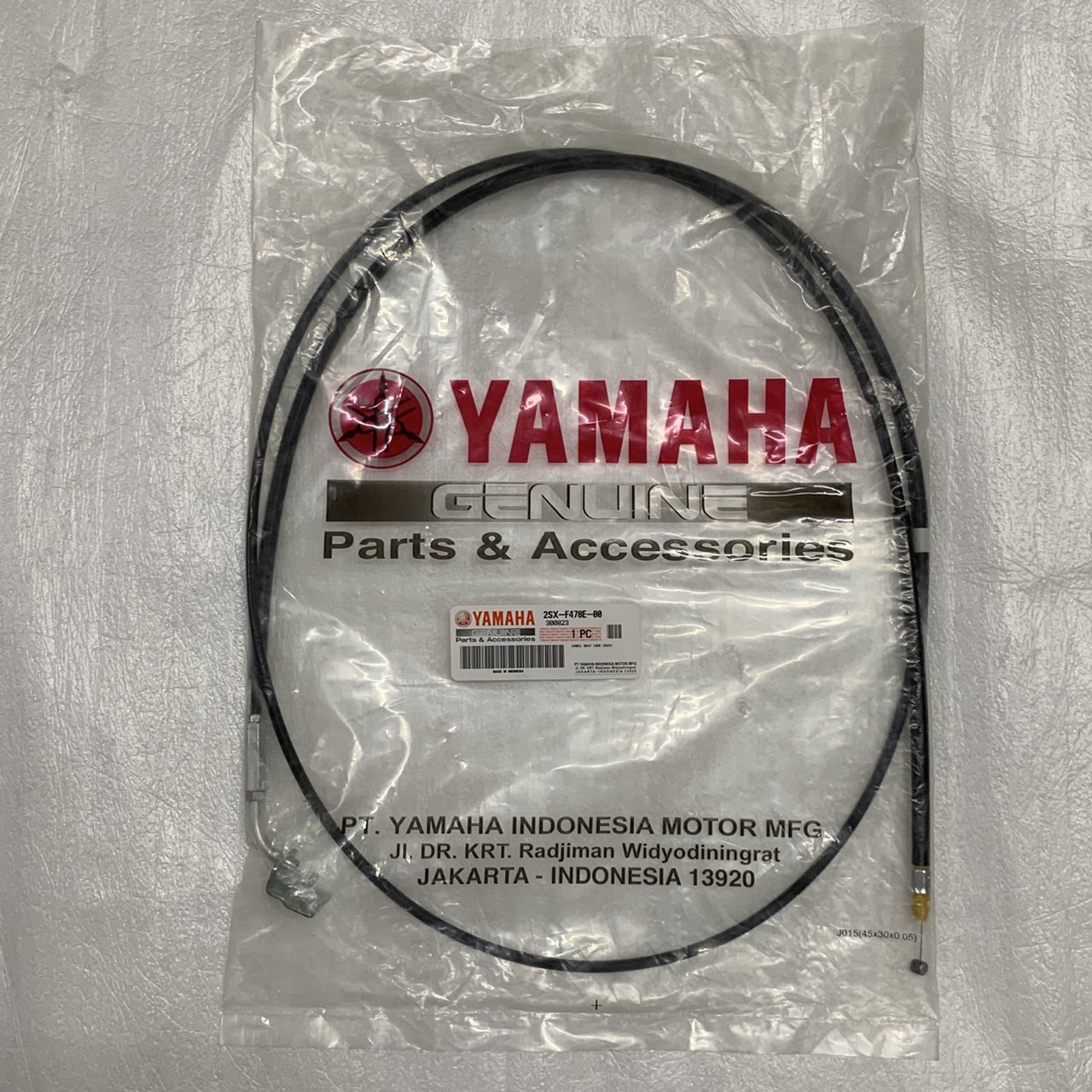 2SX-F478E-00 สายปลดล็อคเบาะ GT125 2015-2017 อะไหล่แท้ YAMAHA