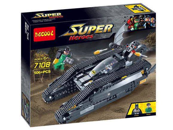 เลโก้จีน Decool 7108 ชุด Bat Tank
