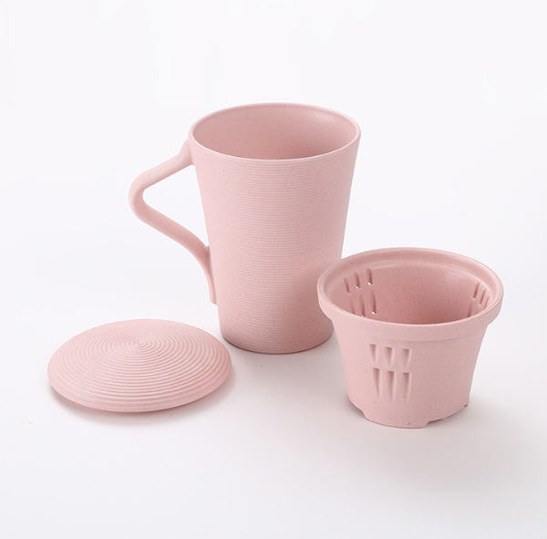 แก้วน้ำฟางข้าวสาลี,สินค้ารักษ์โลก,แก้วน้ำ,แก้วน้ำพร้อมที่กรองชา