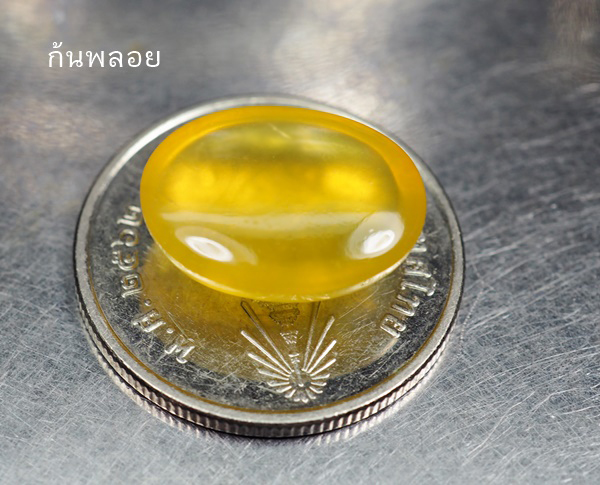 โอปอลสีเหลือง (Yellow Opal Mexico) 4.85 กะรัต