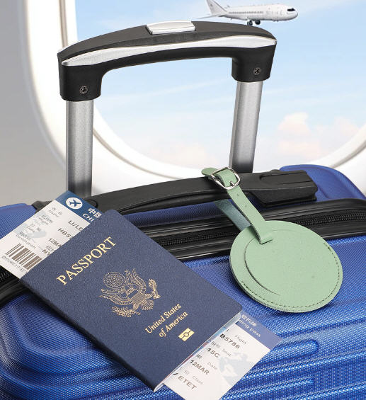 ป้ายห้อยกระเป๋าเดินทาง,ป้ายห้อย,ป้ายชื่อห้อยกระเป๋าเดินทาง,PU