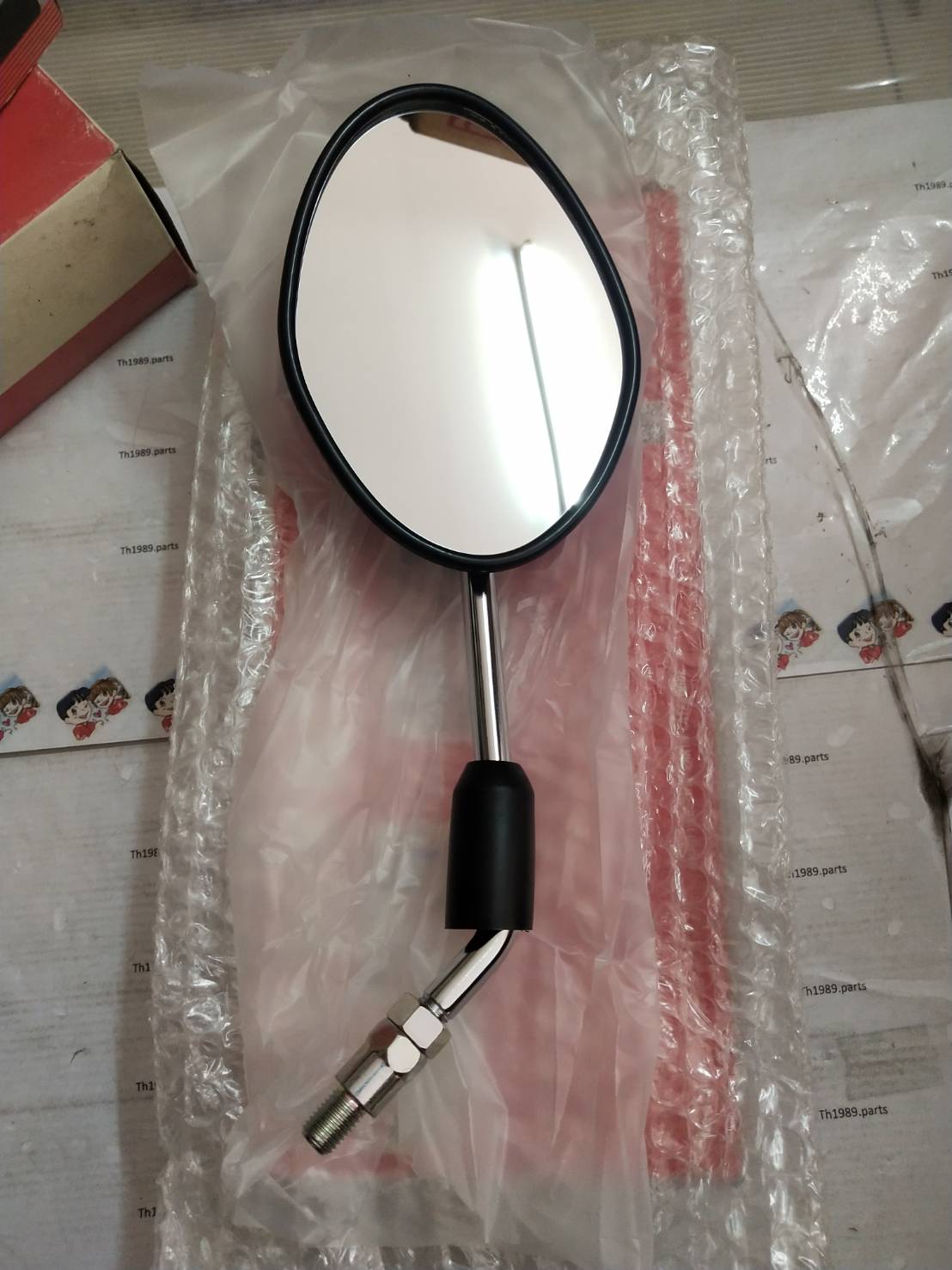 กระจกมองหลังซ้ายสีน้ำเงิน GRAND FILANO อะไหล่แท้ YAMAHA 2BL-F6280-F0 รหัสใหม่ 2BL-F6280-F1