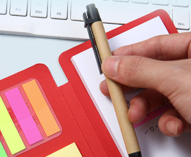 กระดาษโน๊ต+ปากกา,สมุดโน๊ต,Post-it,โพสอิท,ขนาด10*15.3cm