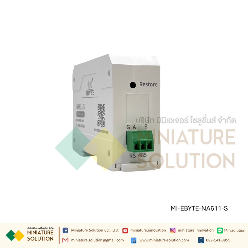 EBYTE RS485 TO WIFI Industrial-grade supports TCP/ UDP/HTTP/MQTT module MODBUS RTU to TCP gateway NA611-S