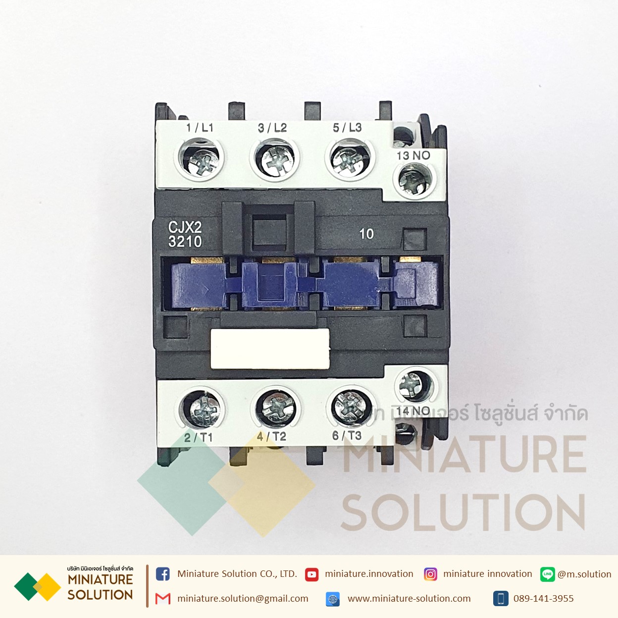 แมกเนติก AC - CJX2-0910/2510/3210 AC 220V Coil 35mm DIN Rail Mounting Electric Power Contactor