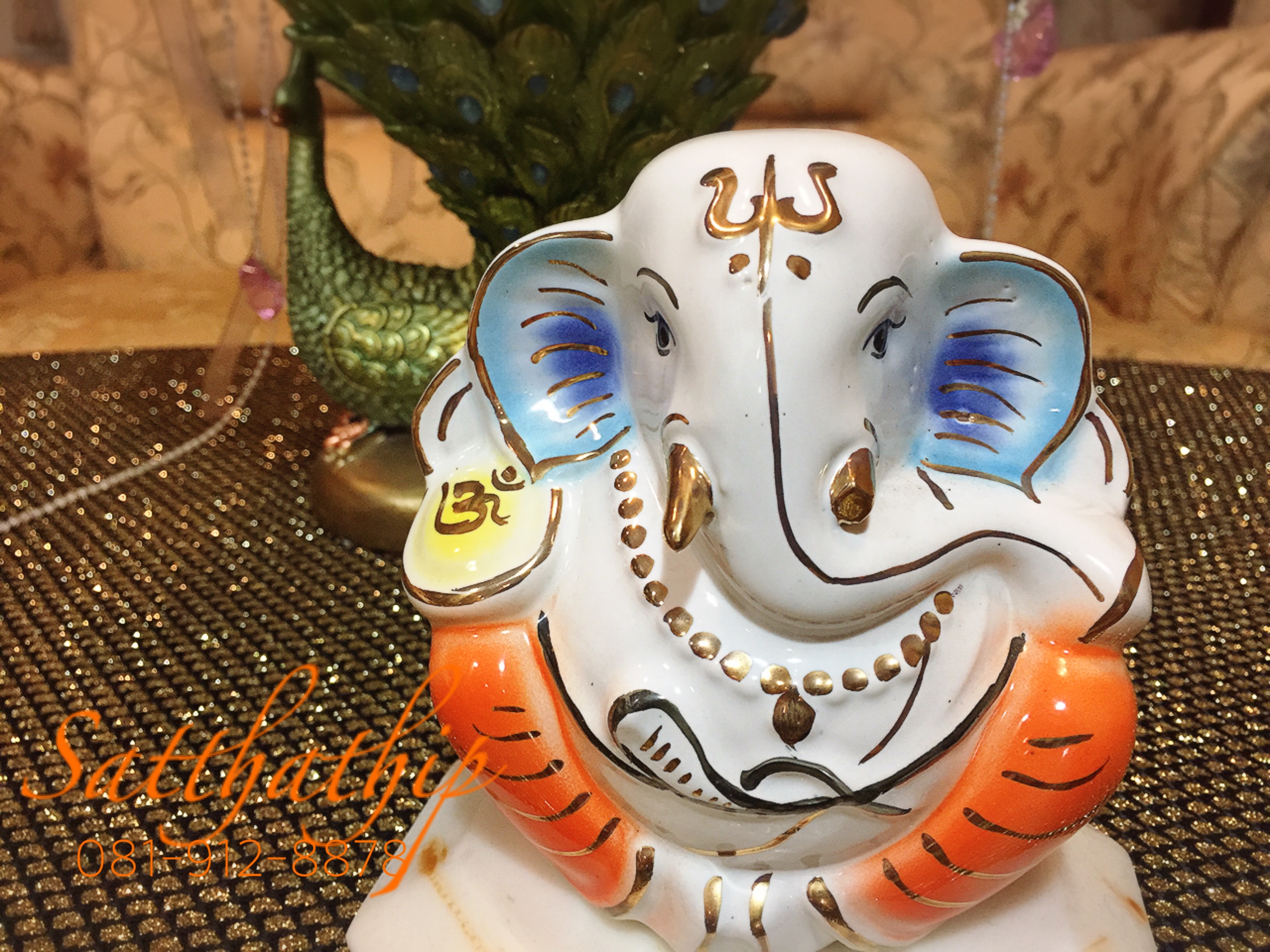 พระพิฆเนศ ปางประทานพร (เซรามิก) ผลิตและนำเข้าจากประเทศอินเดีย - Ganesha: Lord of Success