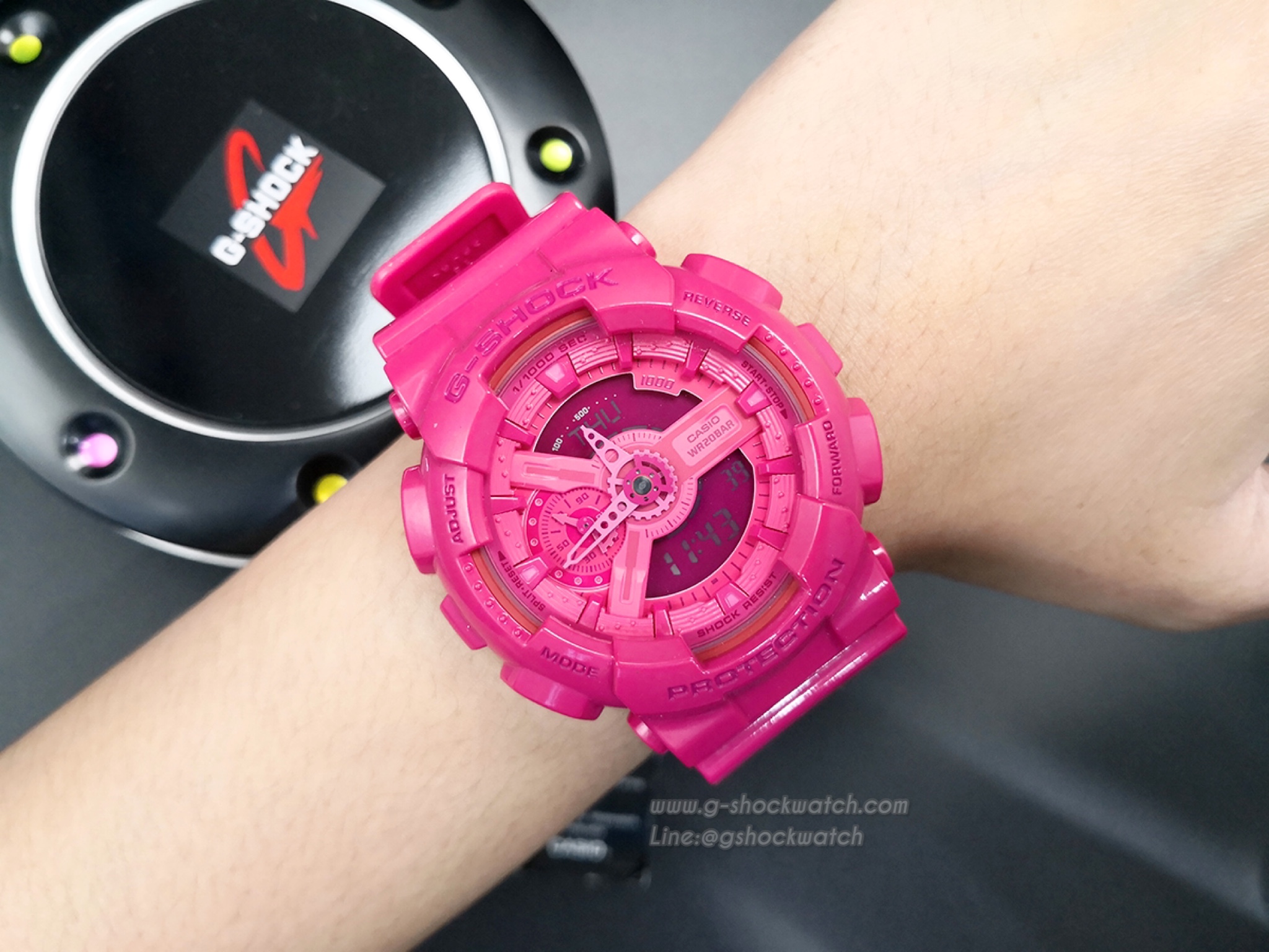 CASIO G-SHOCK นาฬิกาข้อมือ นาฬิกากันน้ำ นาฬิกาของแท้ ประกันศูนย์ CMG 1 ปี รุ่น GA-110B-4