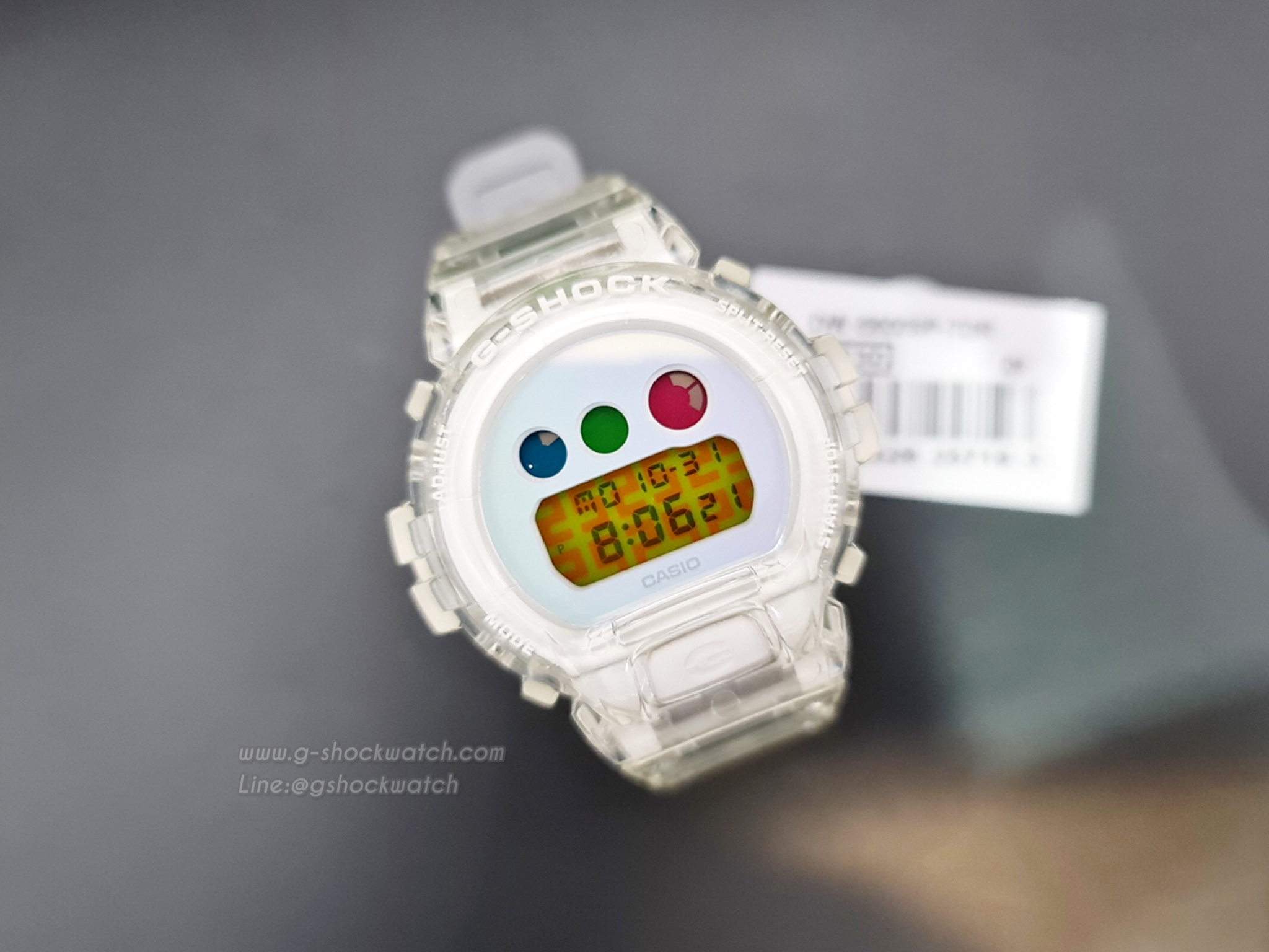 CASIO G-SHOCK นาฬิกาข้อมือ นาฬิกากันน้ำ นาฬิกาของแท้ ประกันศูนย์ CMG 1 ปี รุ่น DW-6900SP-7D