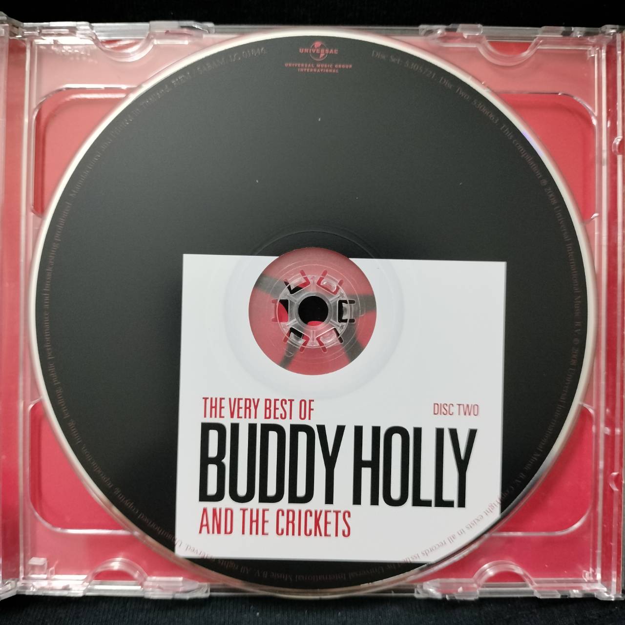 Buddy Holly And The Crickets – The Very Best Of Buddy Holly And The Crickets / THAILAND / ปกมีจุดเหลือง / 2CD / แผ่นสวย