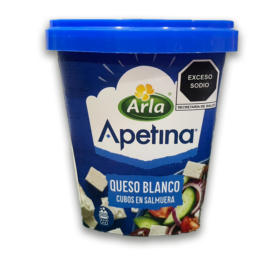Arla Apetina White Cheese Cubes in Brine 430 g. (02-8780)