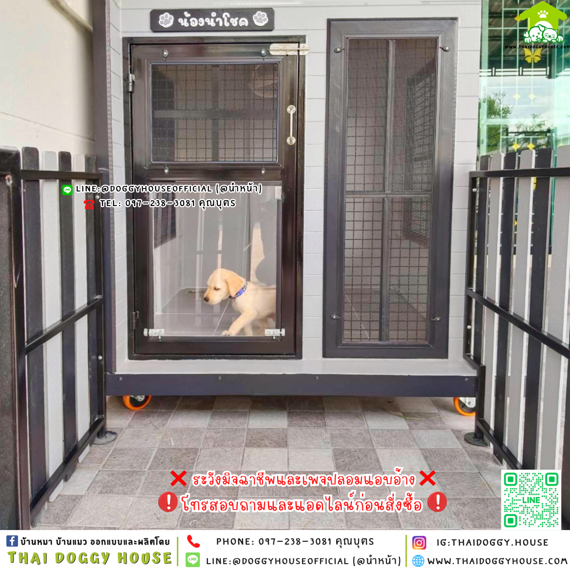 🏡บ้านหมา มุ้งลวด แบบบ้าน 𝐁𝐨𝐱 𝐬𝐭𝐲𝐥𝐞 𝐁𝐲 𝐓𝐡𝐚𝐢 𝐝𝐨𝐠𝐠𝐲 𝐡𝐨𝐮𝐬𝐞&