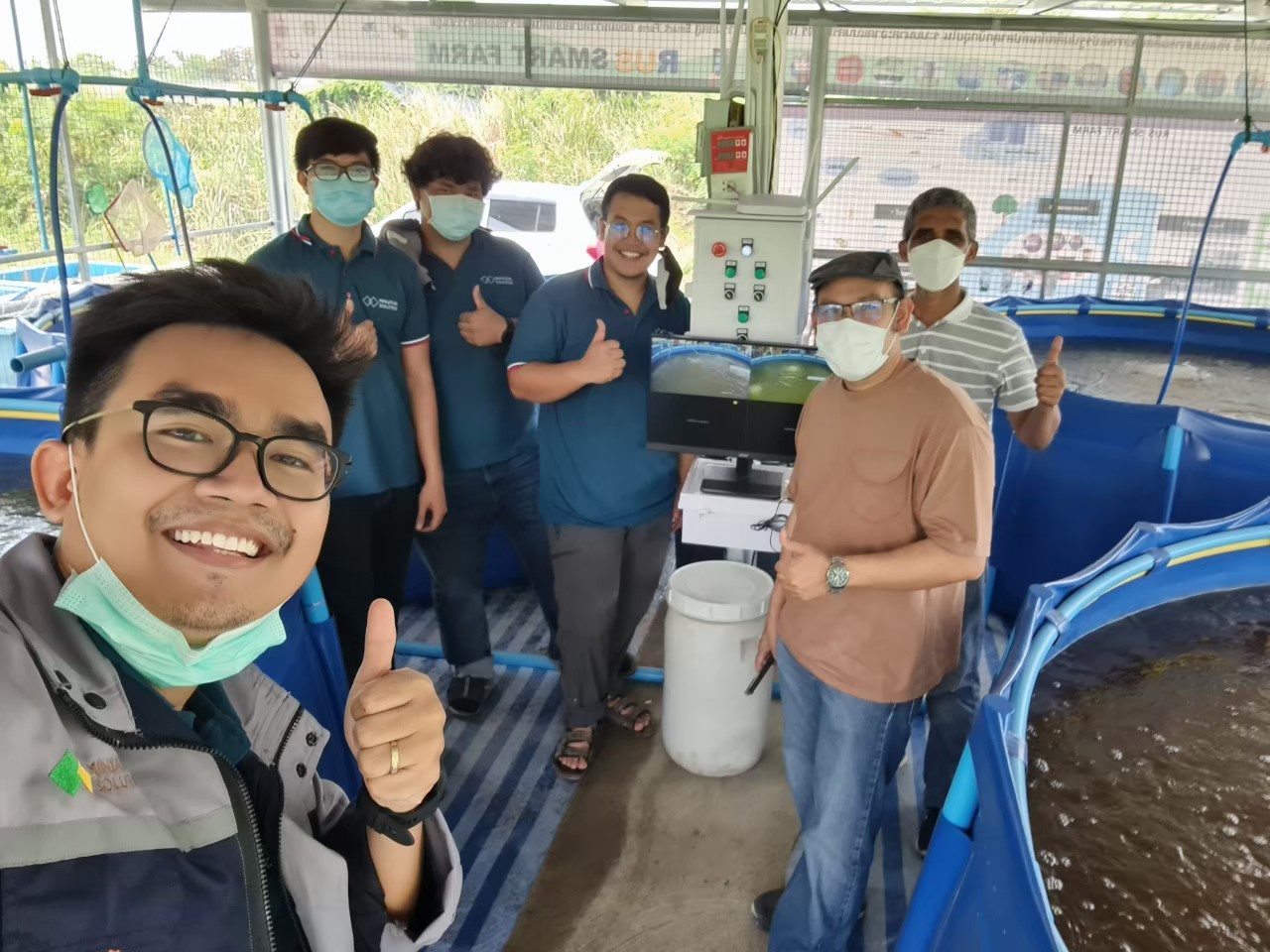 ติดตั้งระบบควบคุมปลาดุก x มหาวิทยาลัยเทคโนโลยีราชมงคลสุวรรณภูมิ