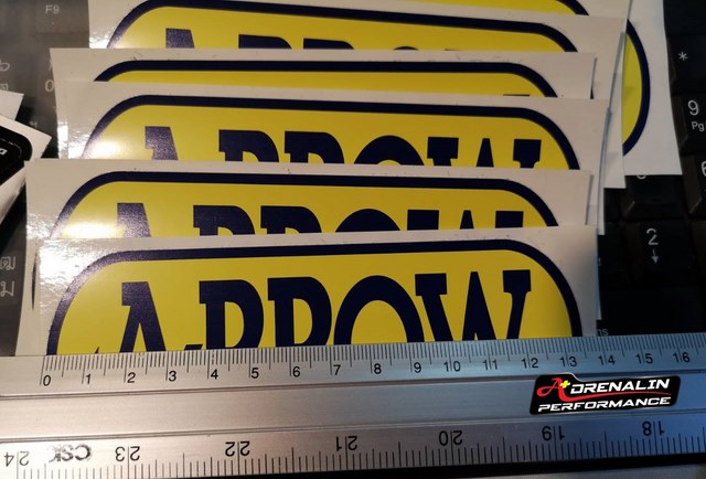 สติ๊กเกอร์ ARROW สำหรับติดท่อ อลูมิเนียมฟลอย กันความร้อน ของแท้