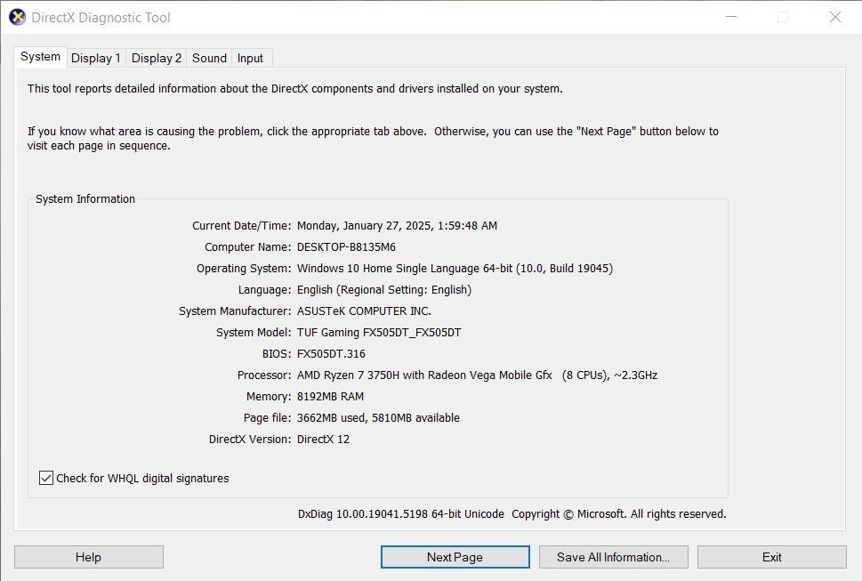 ASUS TUF GAMING FX505DT-AL043T