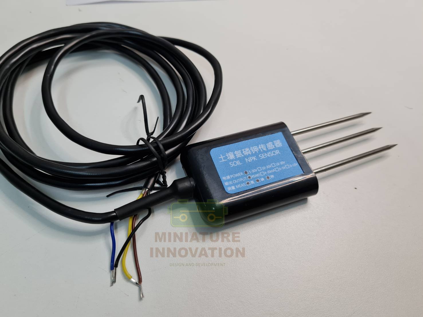 Soil NPK Sensor NPK sensor MODBUS RTU485 สำหรับวัดธาตุ สารอาหารในดินเชิงการเกษตร OUTPUT RS485