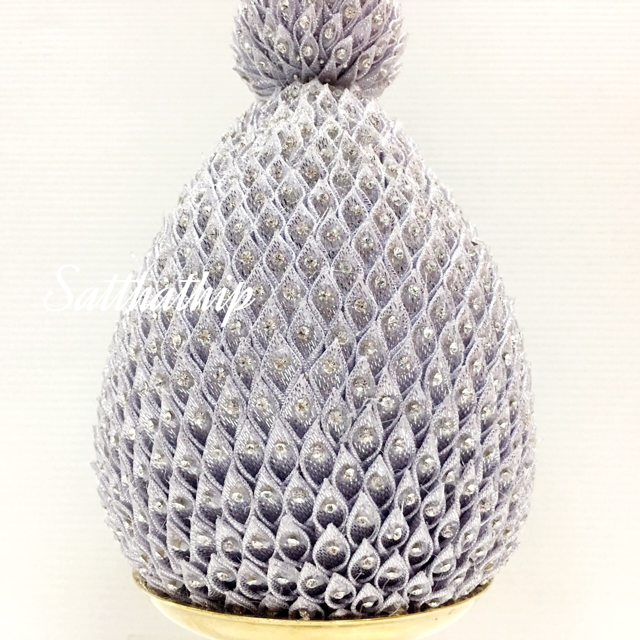 พานพุ่ม - พานพุ่มสักการะ - พานพุ่มเงินทอง - พานพุ่มนพเก้า [4.5 นิ้ว/ 1,950บาท/คู่]